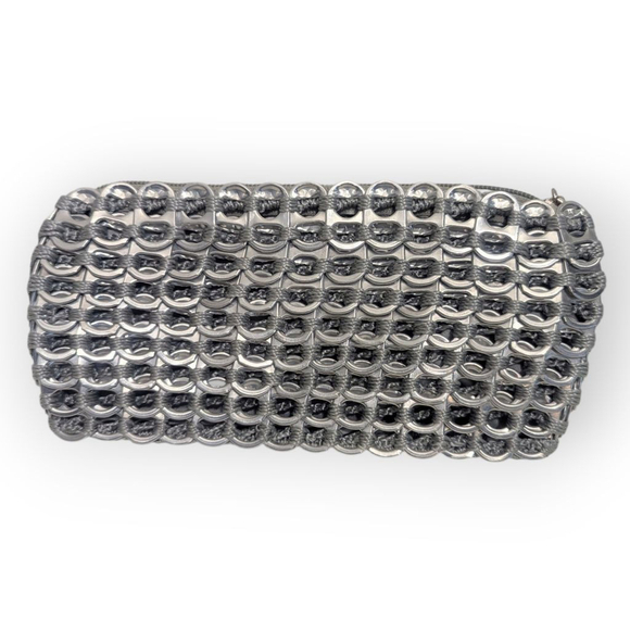 Escama Studio Handbags - Escama Studio Recycled Aluminum Pull Tab Clutch Wallet NWT